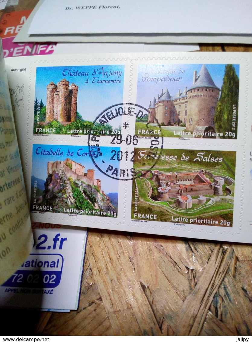 FRANCE    Carnet De 12 Timbres Lettre Prioritaire 20 G    2012    Y&T: BC714   Oblitérés - Sonstige & Ohne Zuordnung