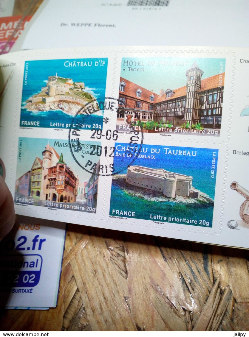 FRANCE    Carnet De 12 Timbres Lettre Prioritaire 20 G    2012    Y&T: BC714   Oblitérés - Sonstige & Ohne Zuordnung