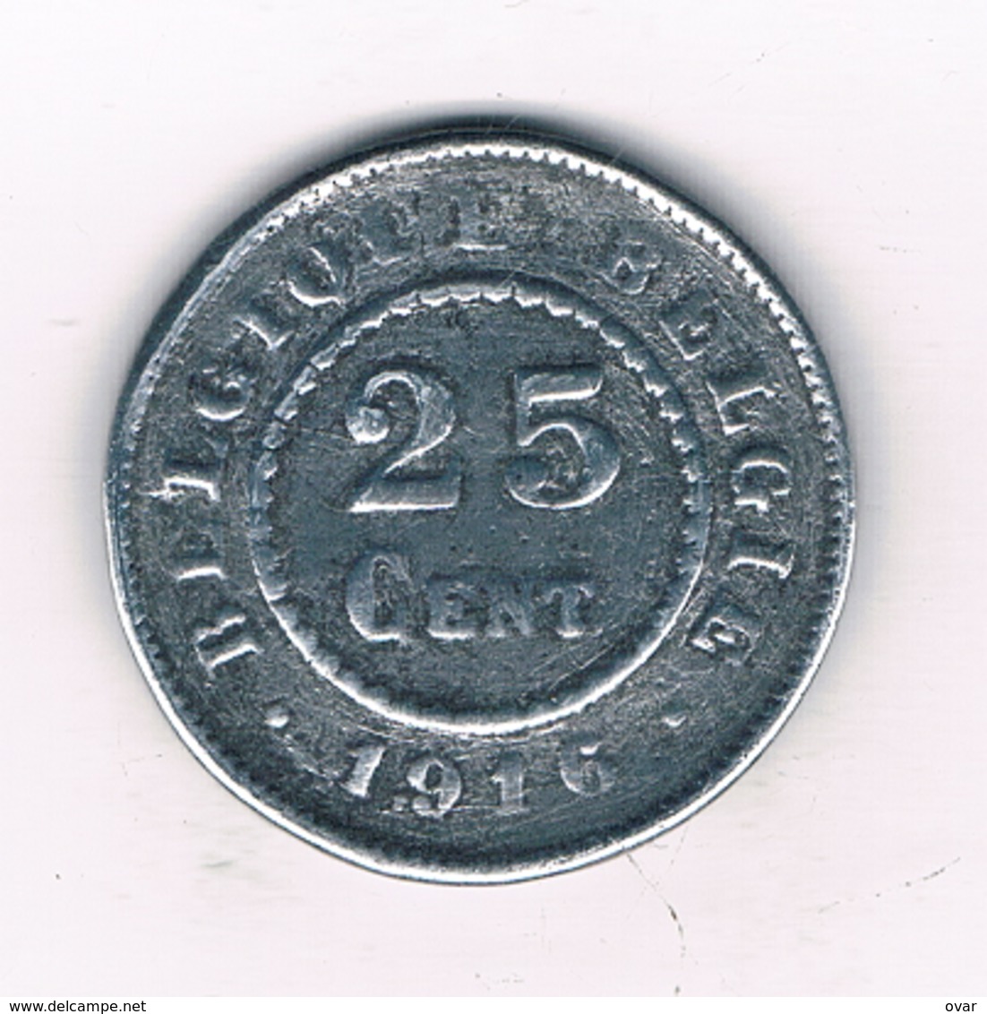 25 CENTIMES 1916 BELGIE /5345/ - 25 Centimes