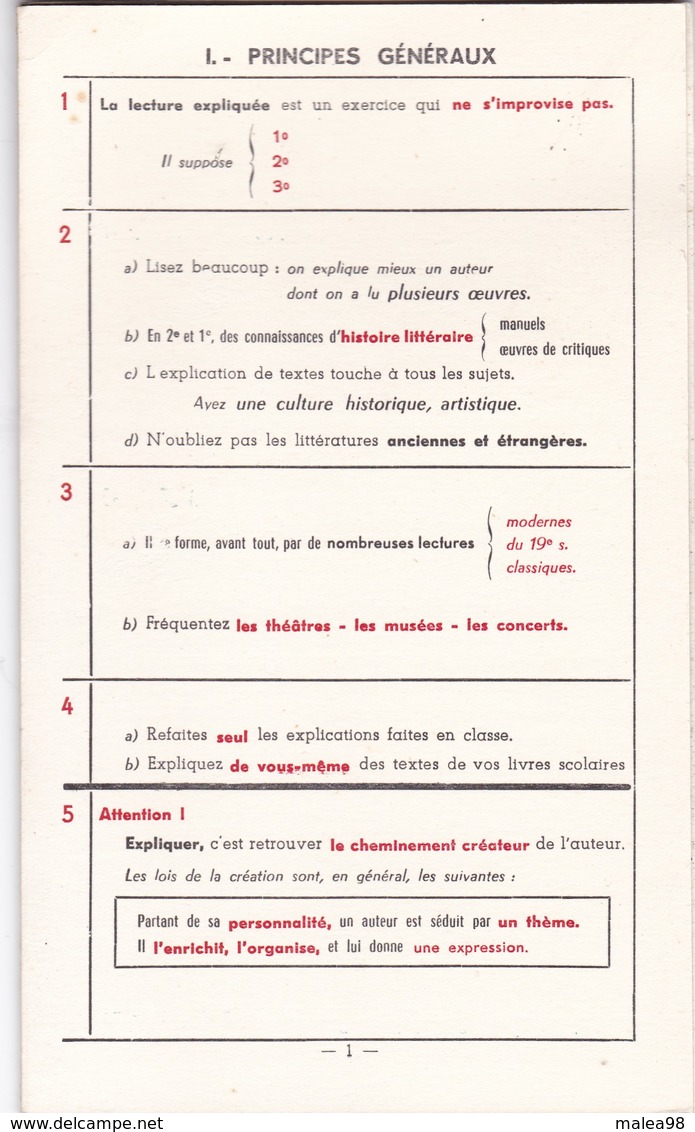 MEMENTO  DE   LECTURE   EXPLIQUEE ,,,,par Pierre  Bede   Professeur Au Lycee  Chaptal  La  Baule - Fiches Didactiques