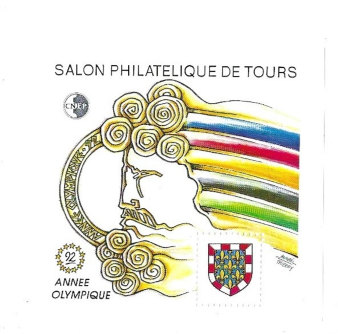 CNEP Salon Philatélique De Tours 92 - CNEP