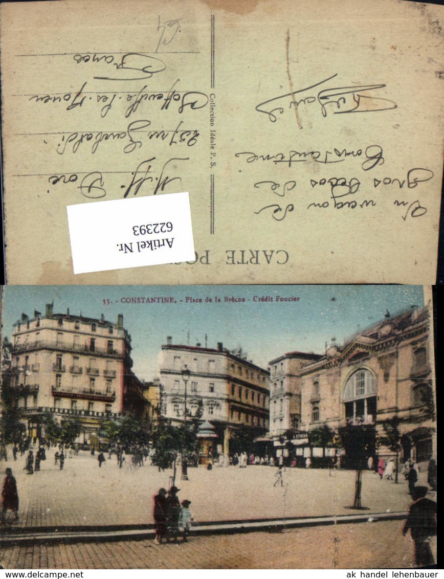 622393,Constantine Place De La Brecno Credit Foucier Algeria - Sonstige & Ohne Zuordnung