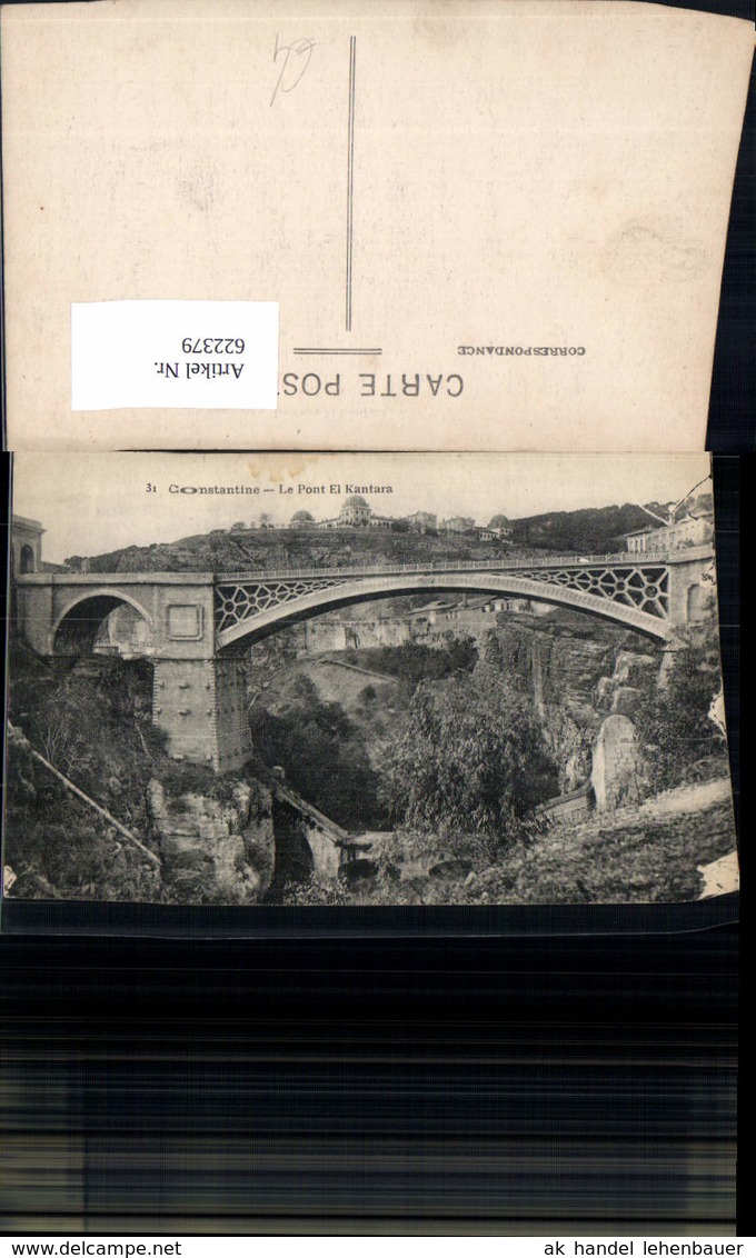 622379,Constantine Le Pont El Kantara Br&uuml;cke Algeria - Sonstige & Ohne Zuordnung
