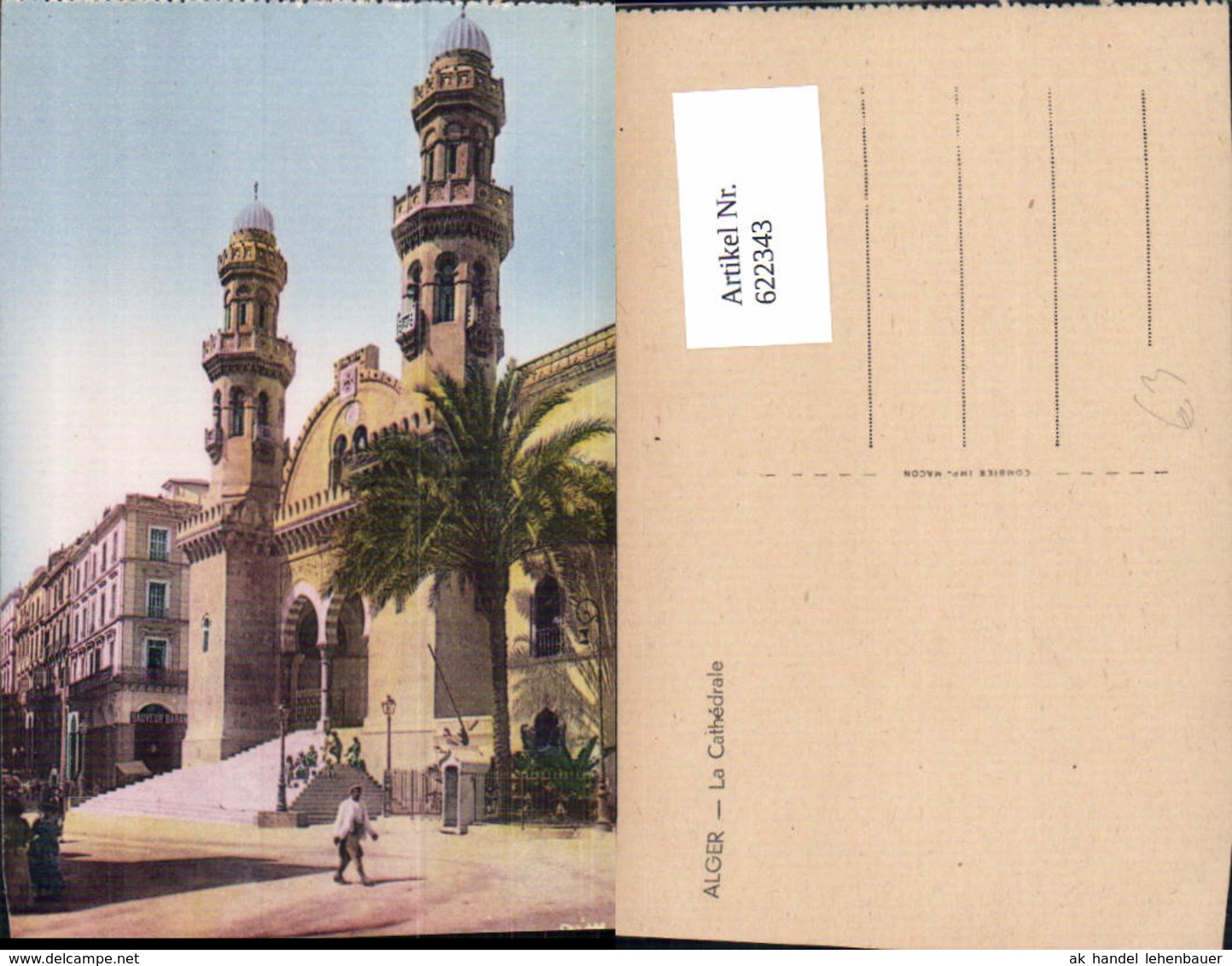 622343,Alger Algier La Cathedrale Algeria - Sonstige & Ohne Zuordnung