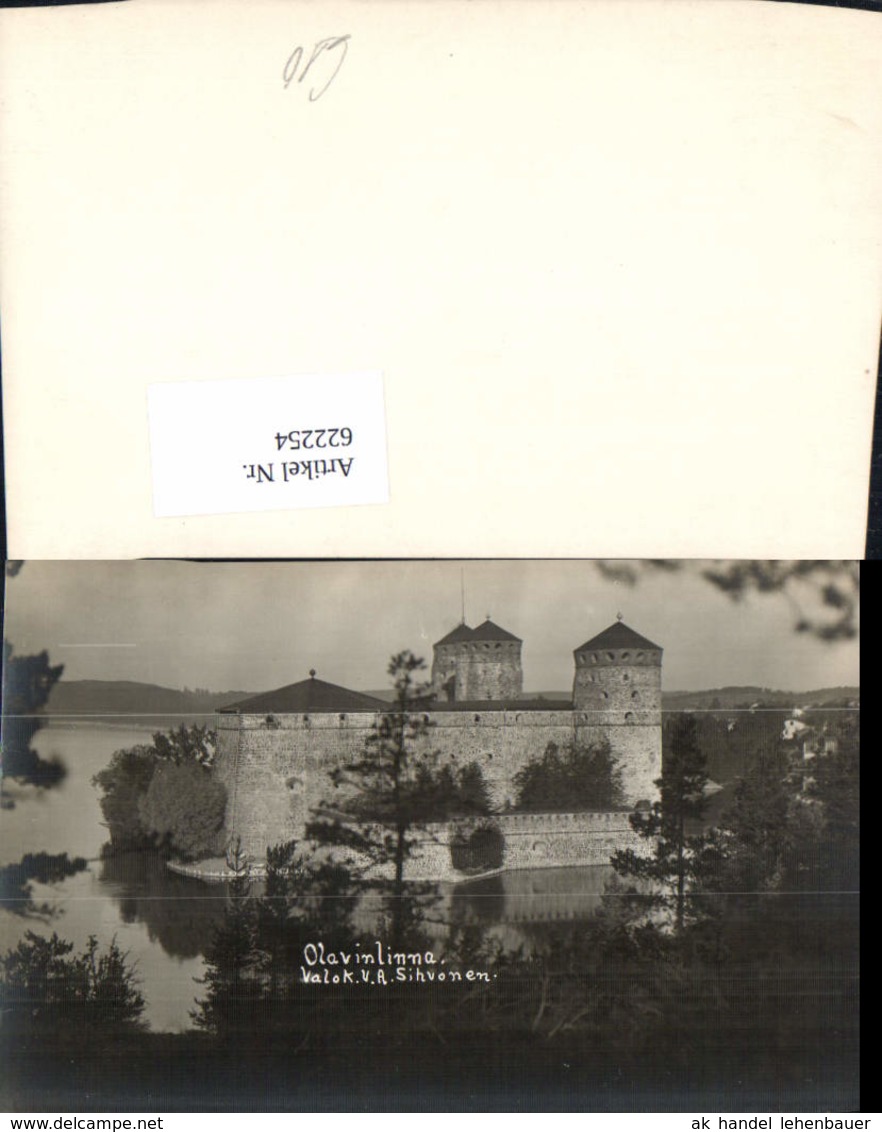 622254,Savonlinna Olavinlinna Valok U. A. Sihvonen Burg Festung Schloss Finland - Ohne Zuordnung