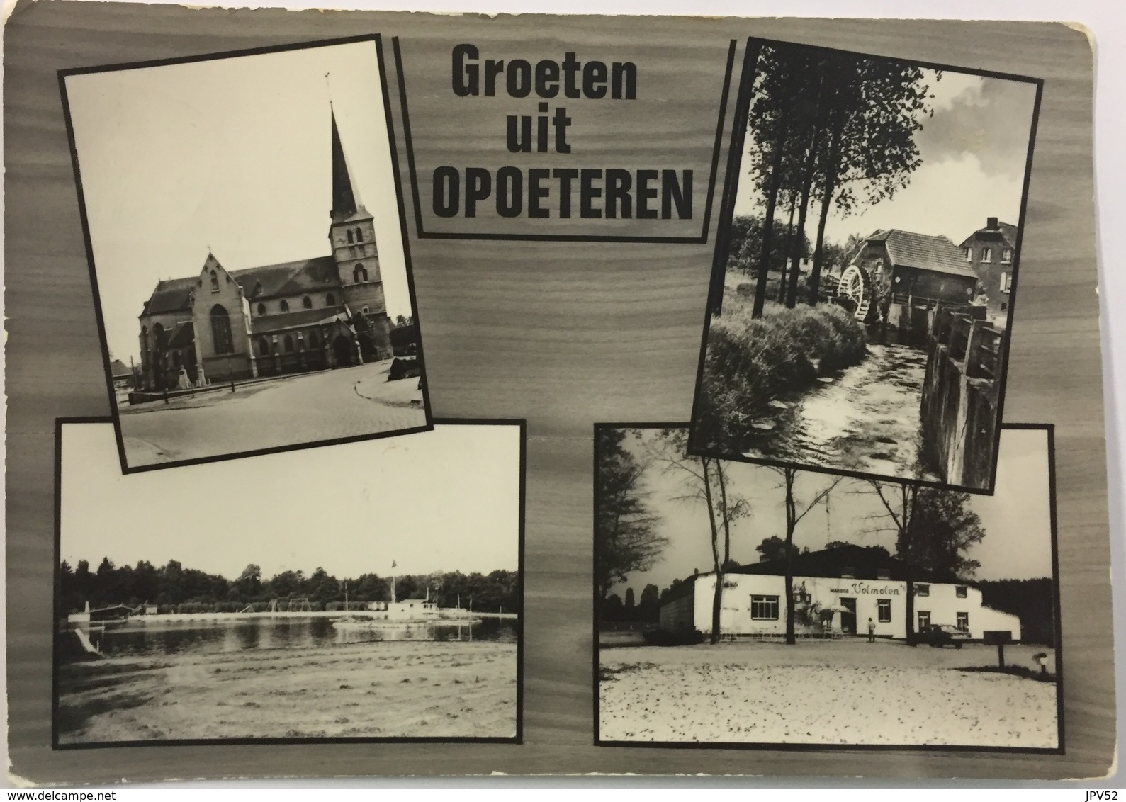 (54) Groeten Uit Opoeteren - De Kerk - Watermolen - Het Meer - Manege Volmolen - Maaseik