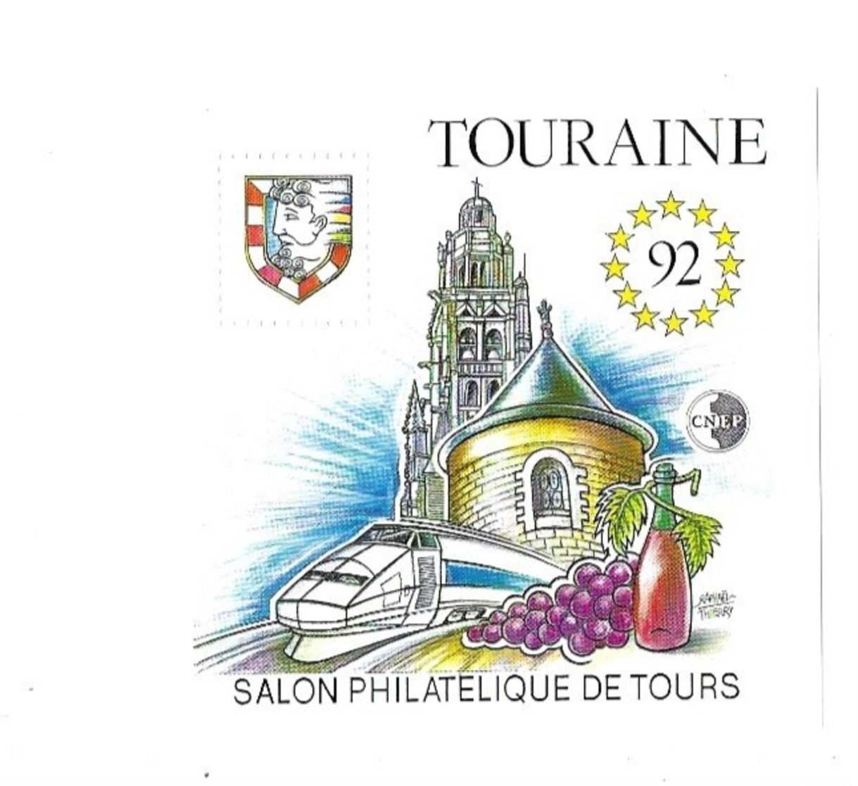 CNEP Salon Philatélique De Tours 92 - CNEP