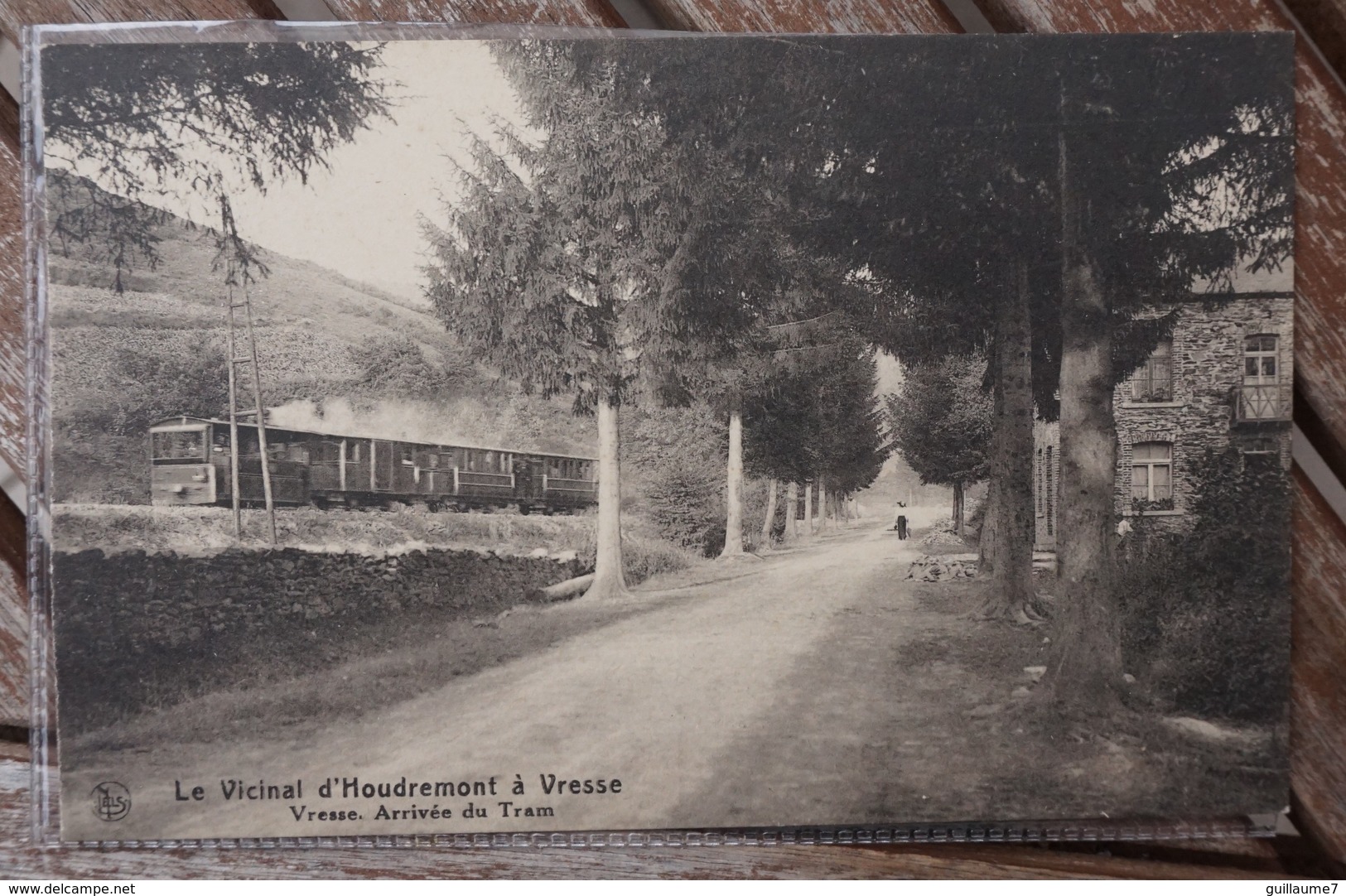 CPA - Le Vicinal D'Houdremont à Vresse - Arrivée Du Tram -tramway - Vresse-sur-Semois