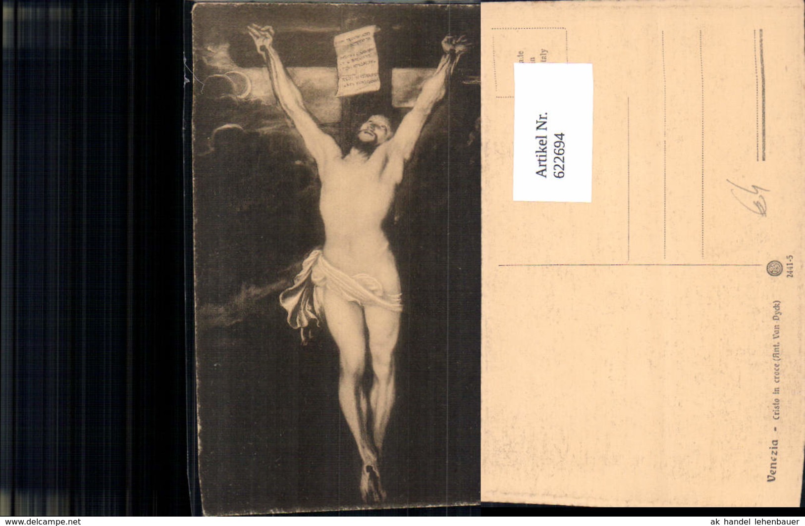 622694,K&uuml;nstler Ak A. Van Dyck Cristo In Croce Religion - Sonstige & Ohne Zuordnung