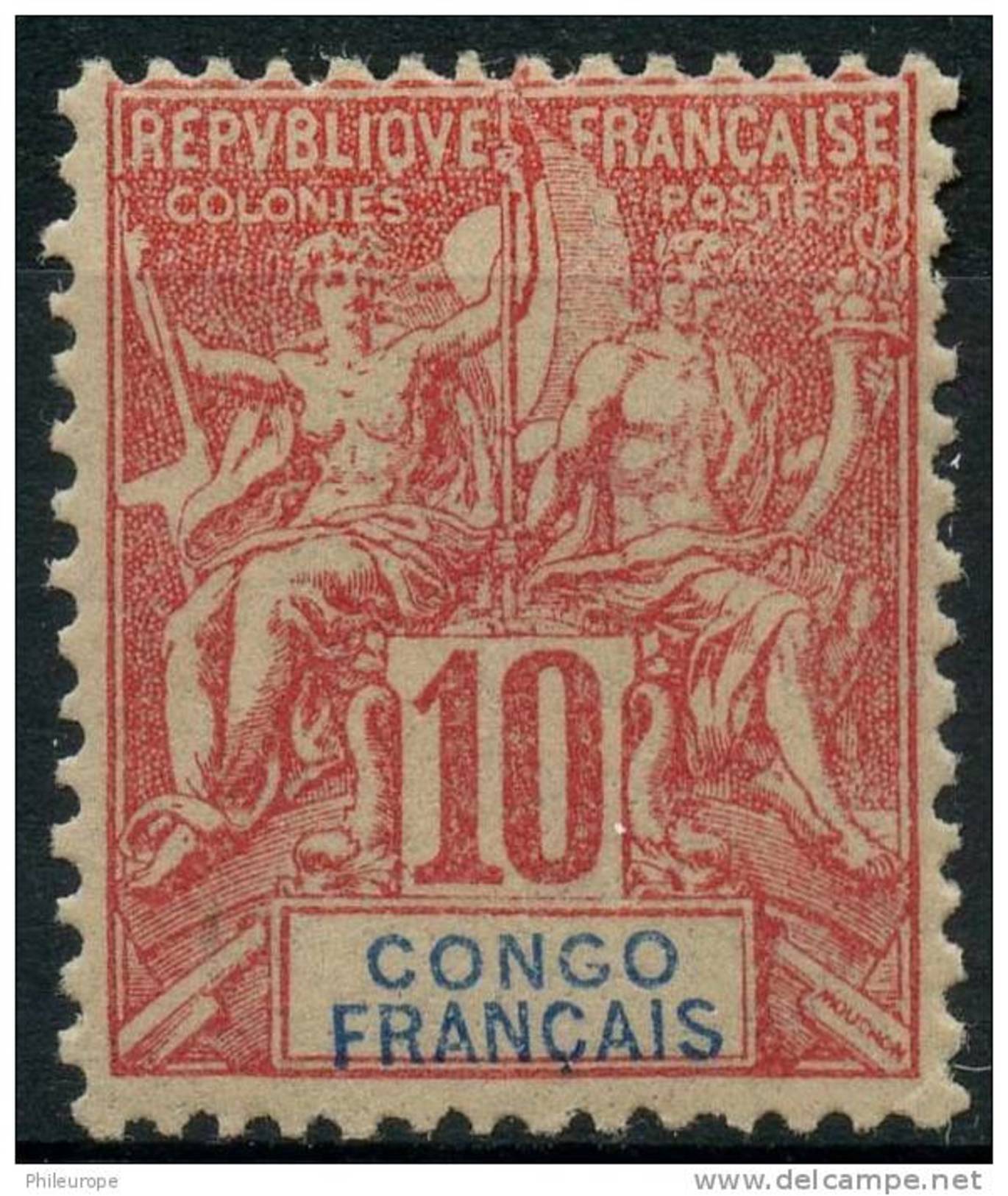Congo (1900) N 42 * (charniere) - Autres & Non Classés