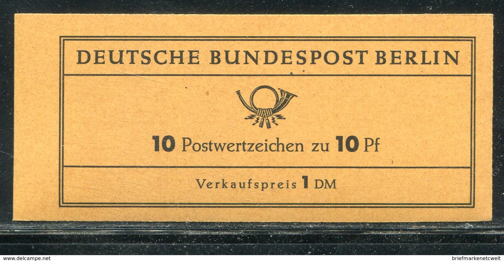 Berlin / 1962 / Markenheftchen Mi. 3a ** (ungeoeffnet !) (19170) - Markenheftchen