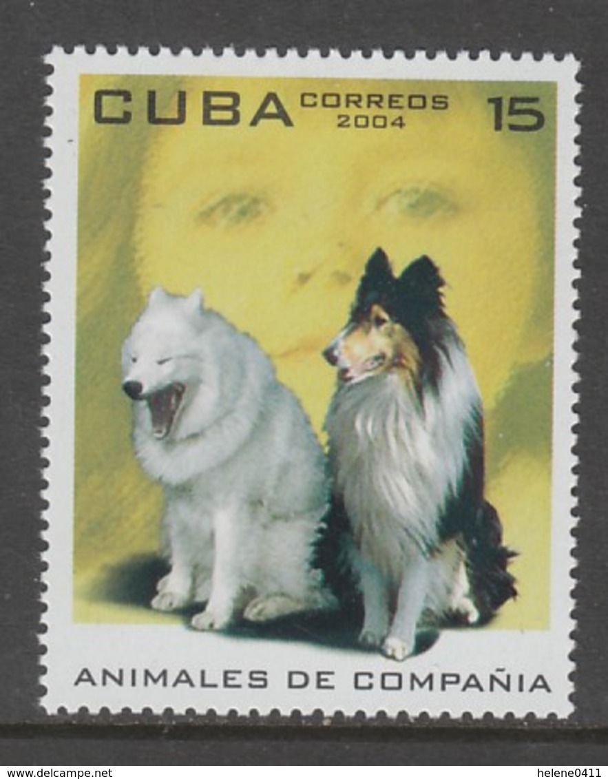 TIMBRE NEUF DE CUBA - ANIMAUX DE COMPAGNIE : CHIENS N° Y&T 4178 - Chiens