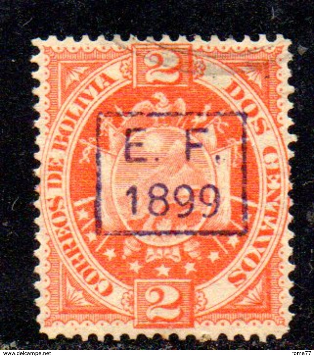 APR1827 - BOLIVIA 1899 , Yvert N. 55  Usato - Bolivia