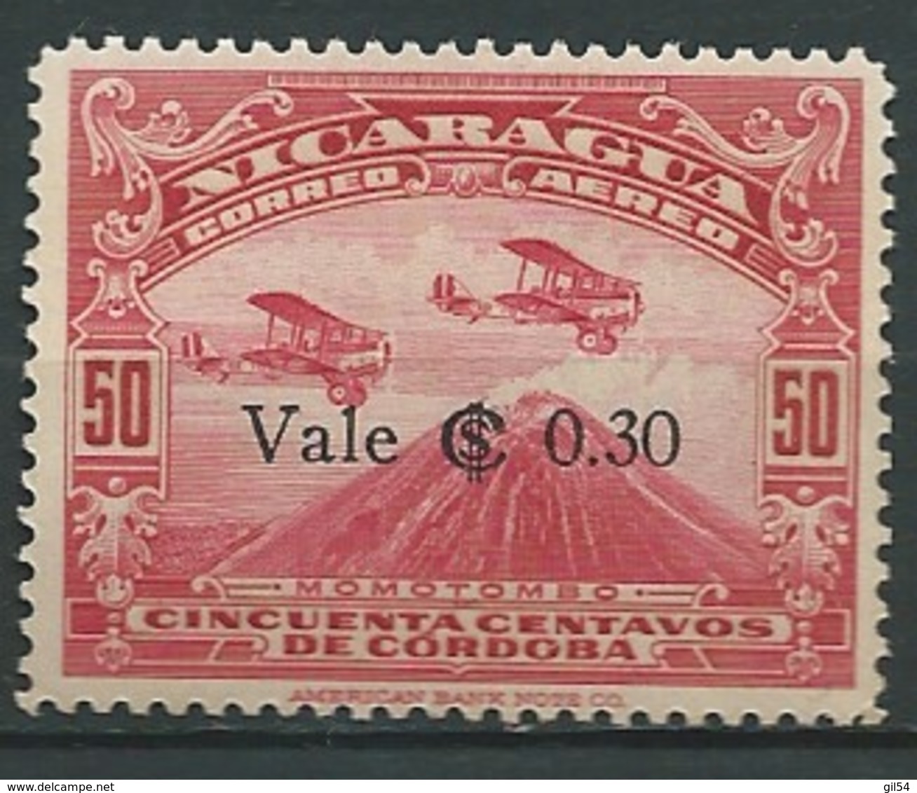 NICARAGUA   - Aérien     -  Yvert N° 135  *  - Ah 30516 - Nicaragua