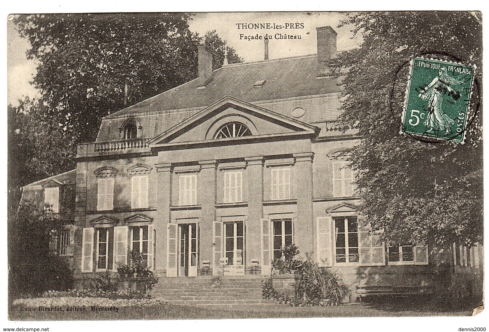 THONNE LES PRES (55) - Façade Du Château - Ed. Emile Giradot, Montmédy - Altri & Non Classificati