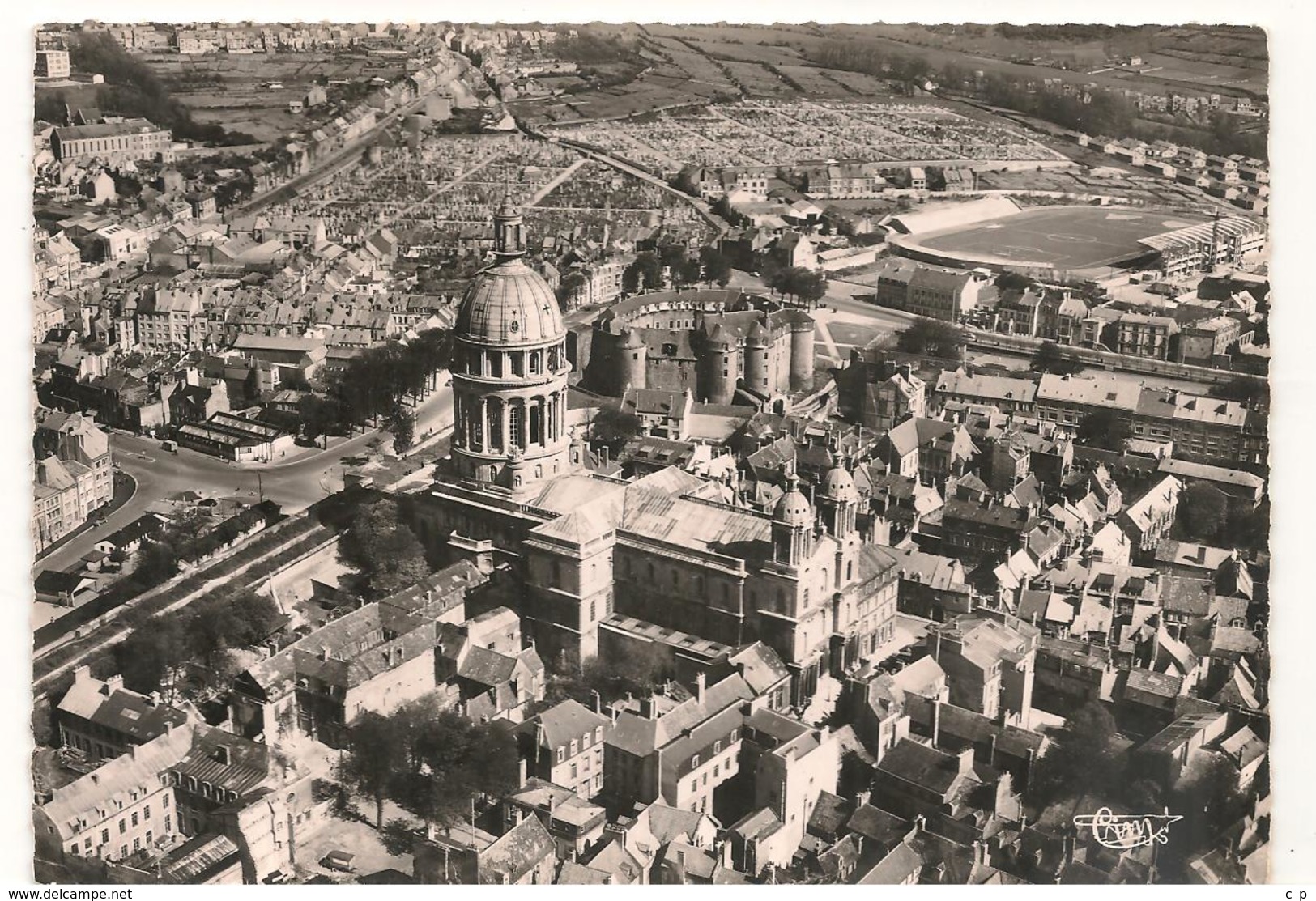 Boulogne Sur Mer -  Vue Aerienne -  Le Stade - CPSM° - Boulogne Sur Mer