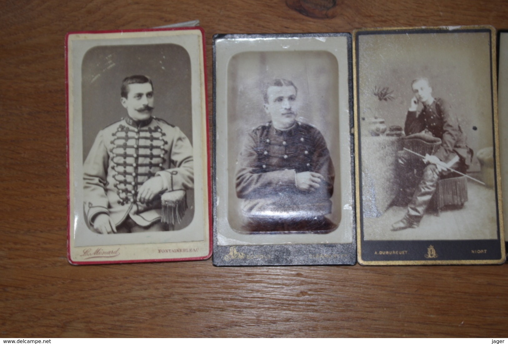 5 Cdv Militaire XIX  Divers Armes Lot 5 - Guerre, Militaire