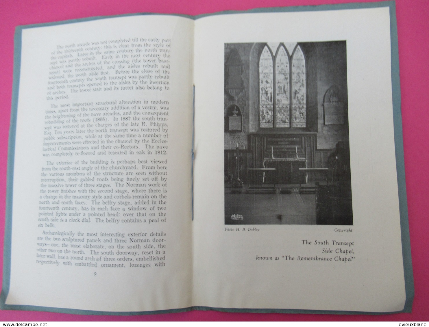 Fascicule/Guide/Angleterre/ BROMYARD Parish Church /St Peter Bromyard/Vers 1950                    PGC325 - Tourism Brochures