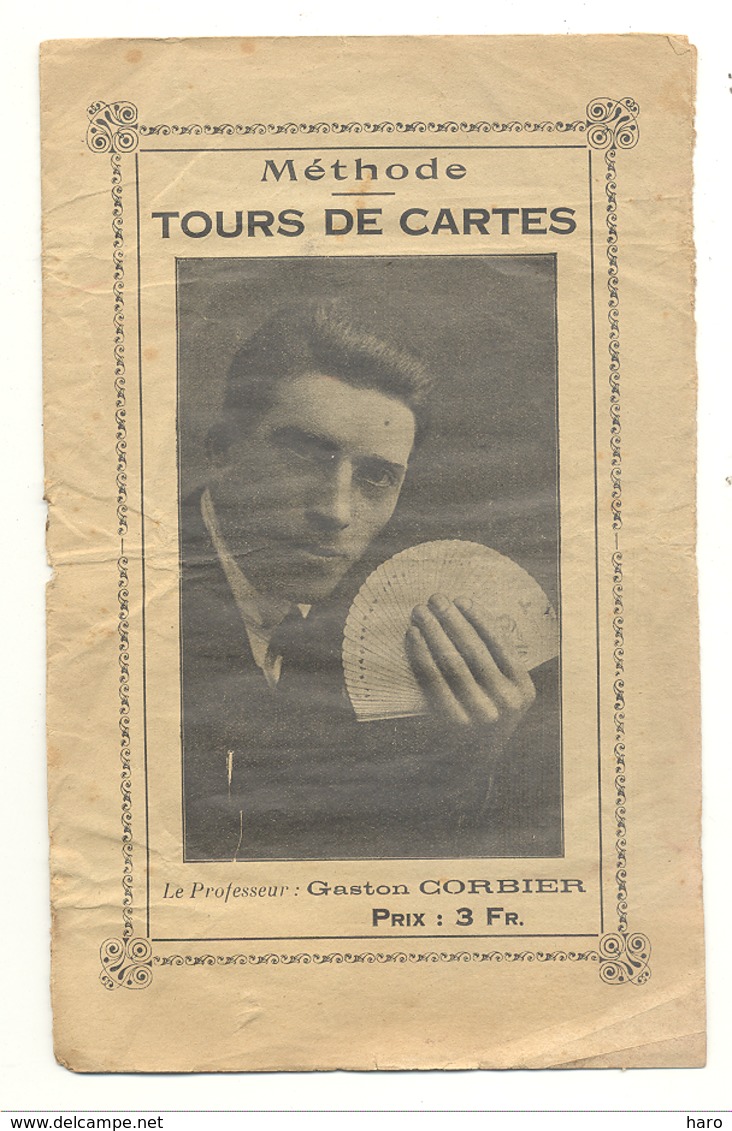 Petit Livret  " TOURS DE CARTES ", " TOURS DE DES "  Magie, Prestidigitation,..Gaston Corbier Dit "RIDERSON ".(fr81) - Autres & Non Classés