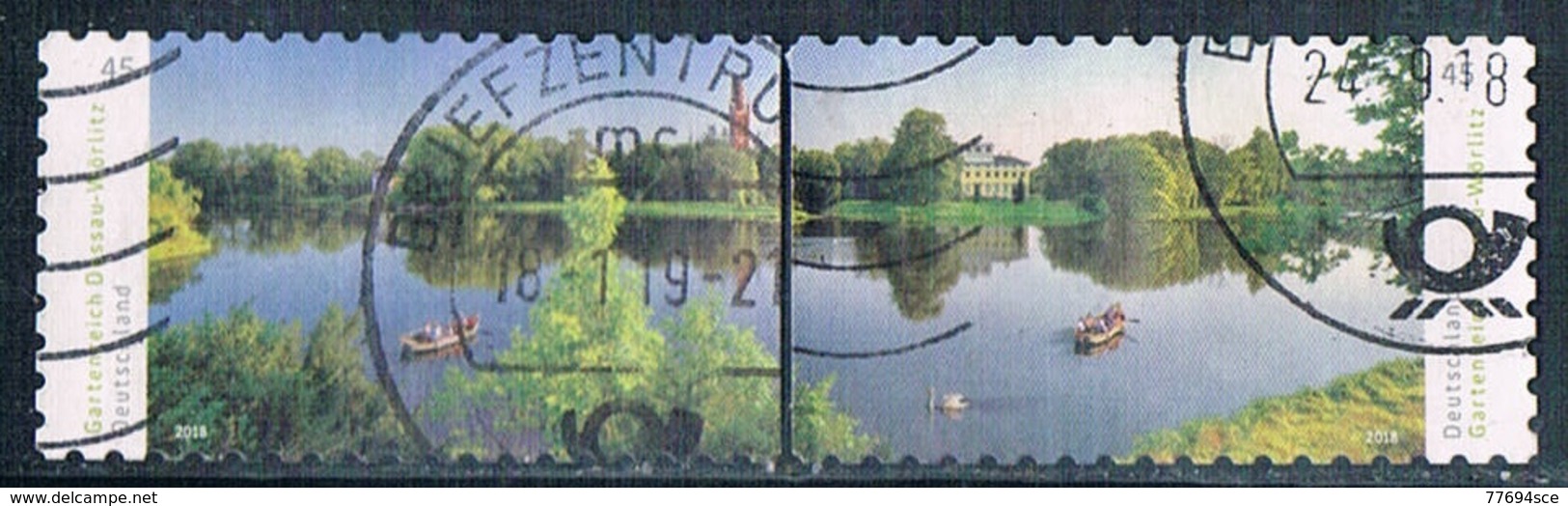 2018  Panorama Gartenreich Dessau-Wörlitz  (selbstklebend) - Used Stamps