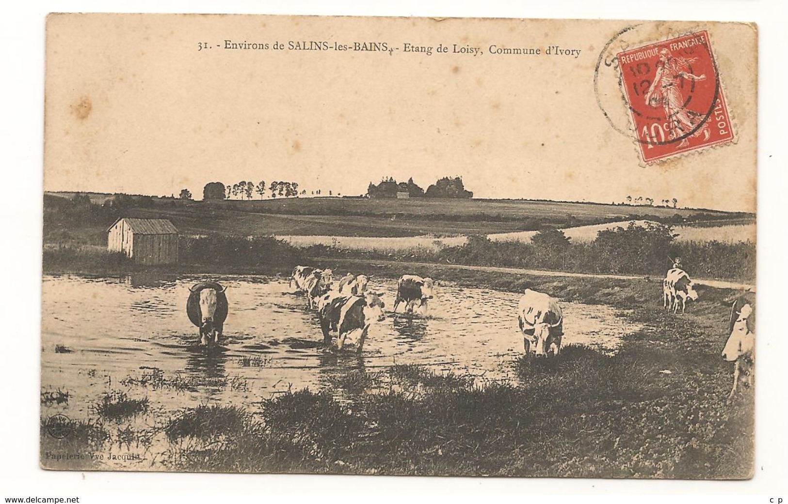 Salins Les Bains - Loisy - Etang - Ivory -  CPA° - Altri & Non Classificati