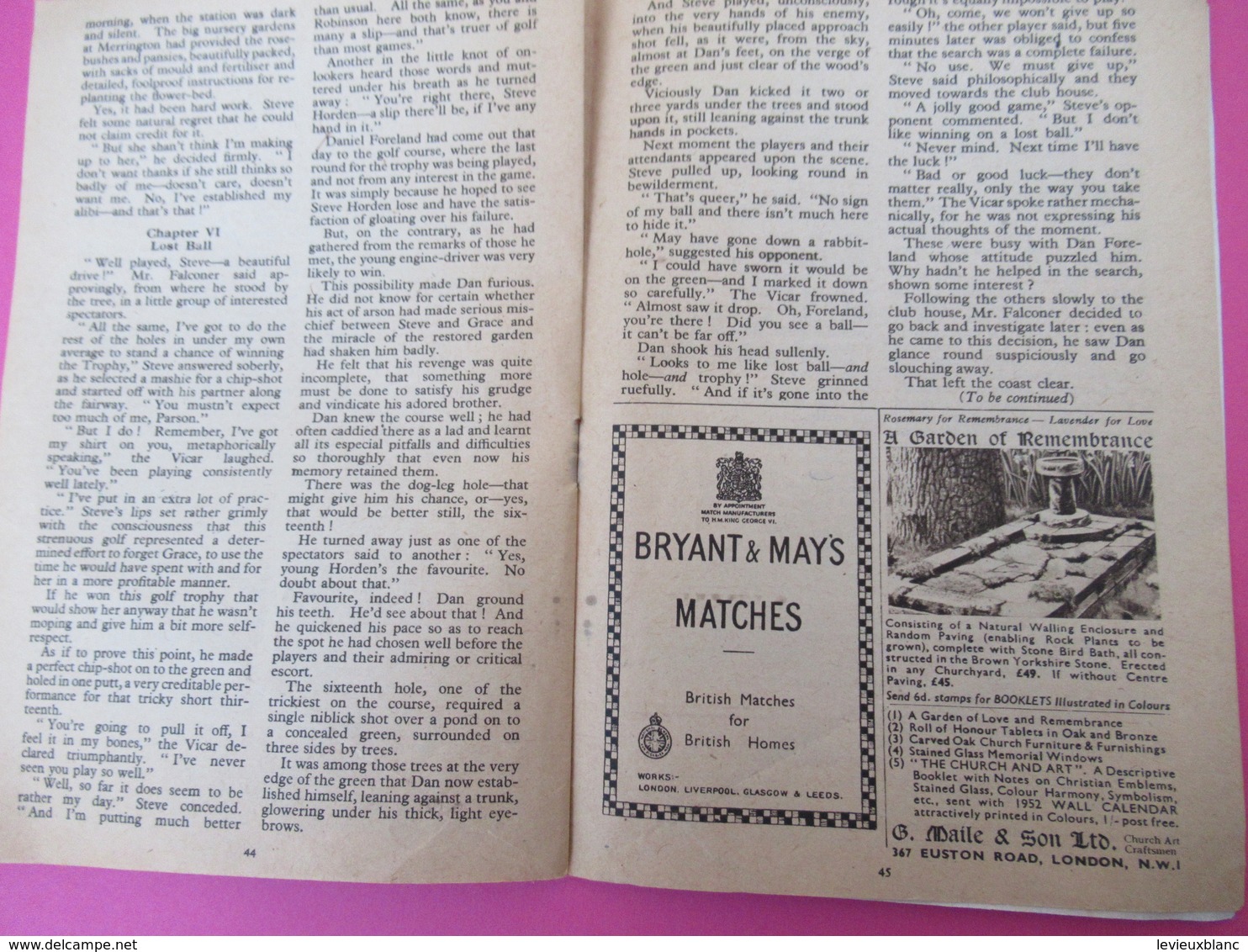 Fascicule/Parish Magazine/Angleterre/ St PETER'S /Hereford/1952            PGC326