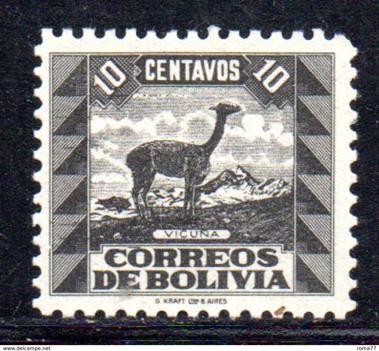 APR1840 - BOLIVIA 1939 ,  Yvert N. 225  Gomma Integra  *** MNH  (2380A) Lama - Bolivia