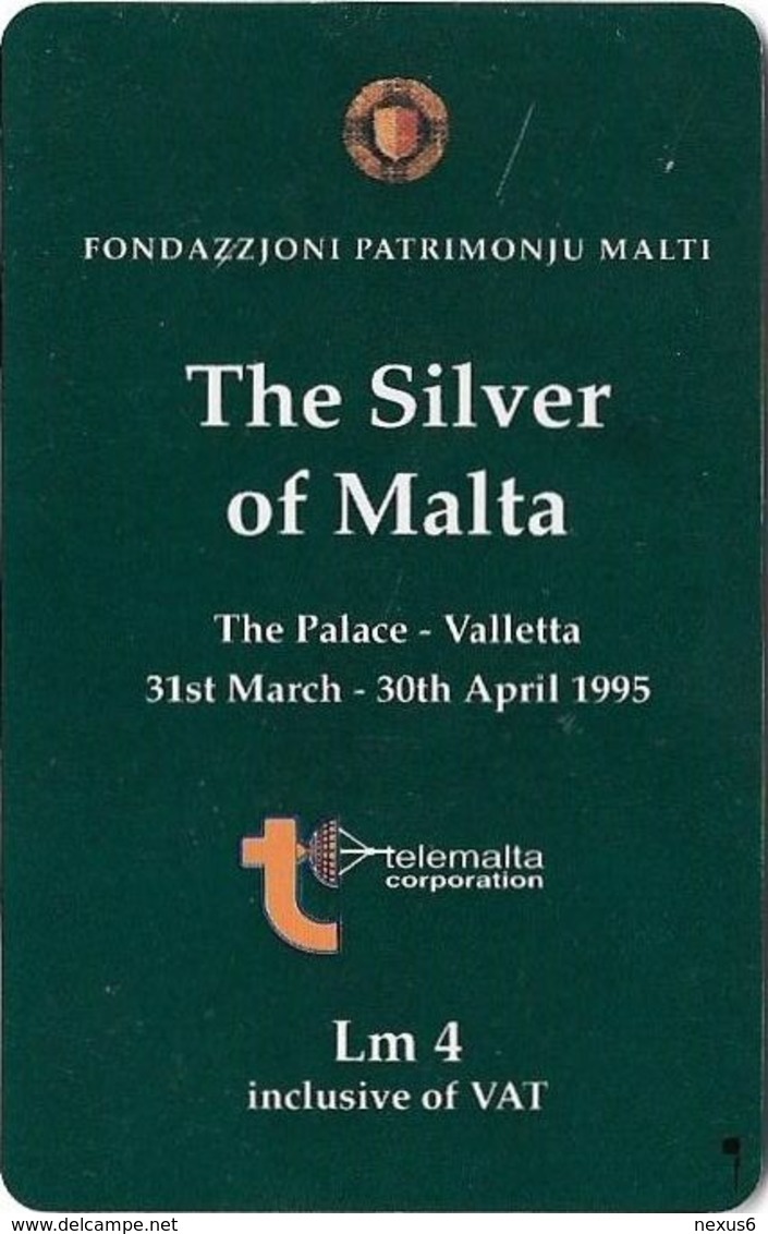 Malta - Maltacom - Silver Of Malta, 80Units, 30.000ex, Used - Malte