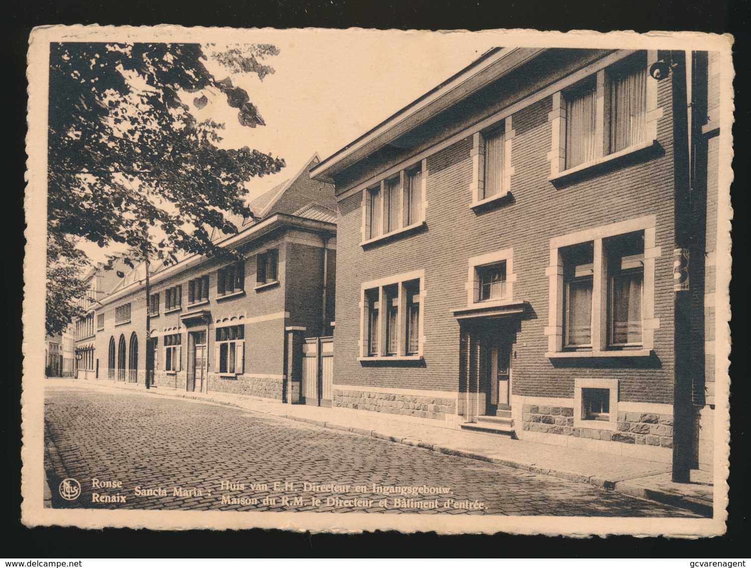 RONSE - INSTITUUT DER ZUSTERS VAN BARMHARTIGHEID    HUIS VAN EH DIRECTEUR EN INGANGSGEBOUW - Ronse