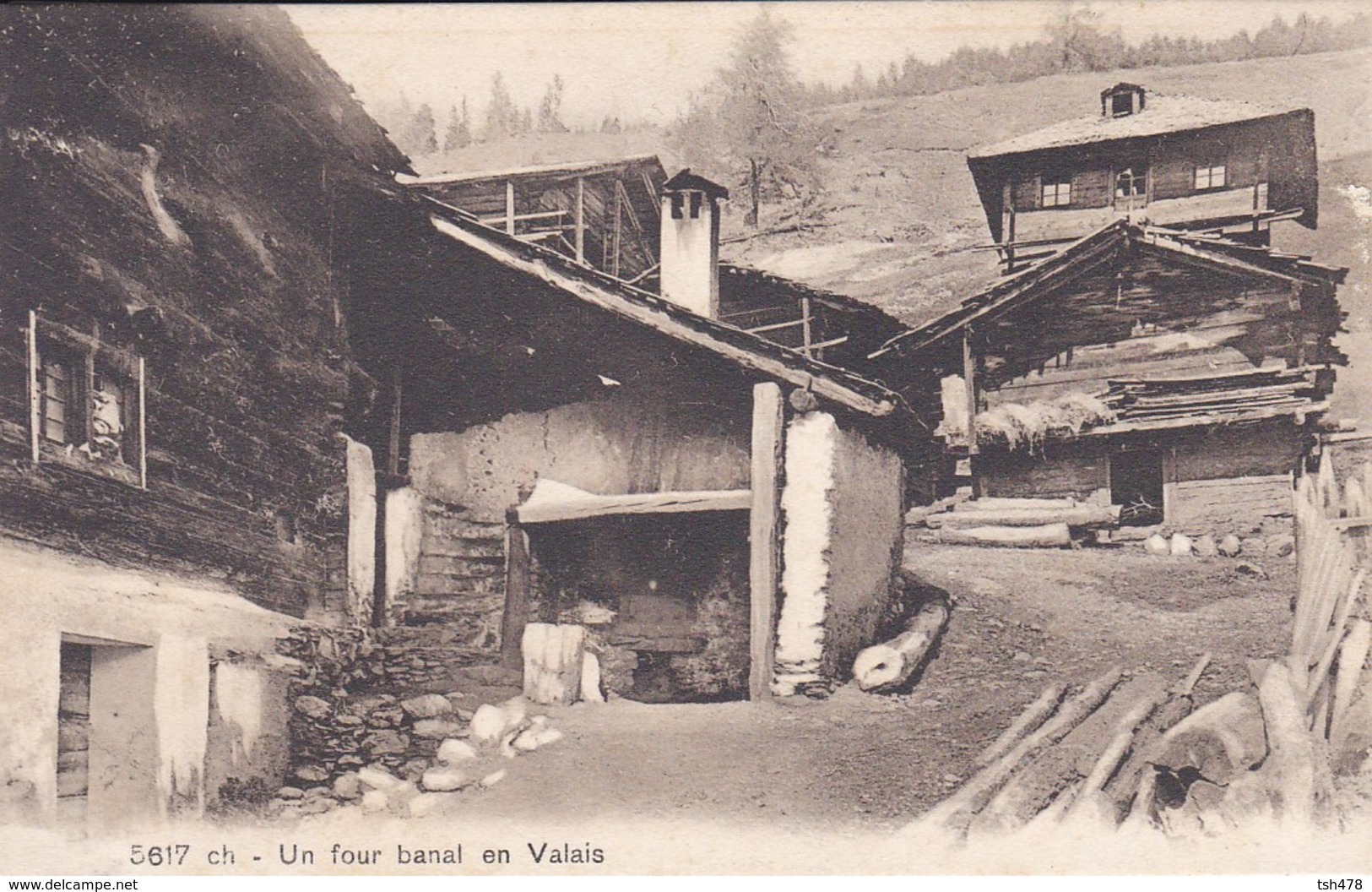 SUISSE---RARE---UN FOUR BANAL EN VALAIS--voir 2 Scans - Autres & Non Classés