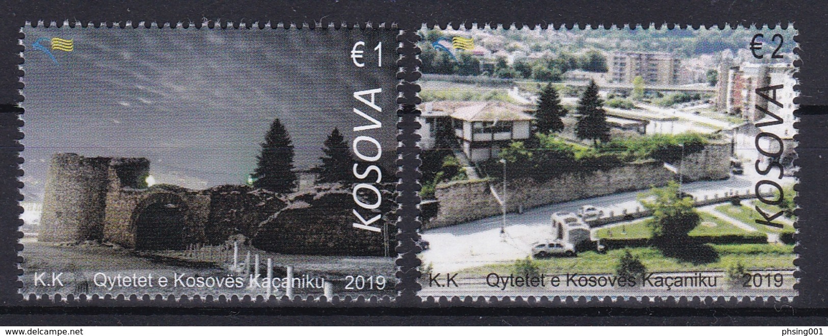 Kosovo 2019 Cities Architecture Kacanik Kacaniku, Set MNH - Kosovo