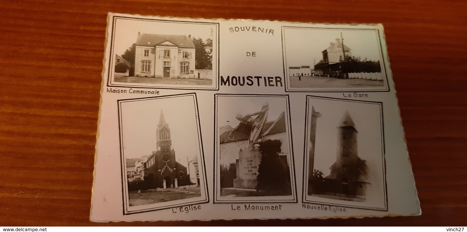 Souvenir De Moustier Multi Vues Gare ... Frasnes Lez Anvaing - Frasnes-lez-Anvaing