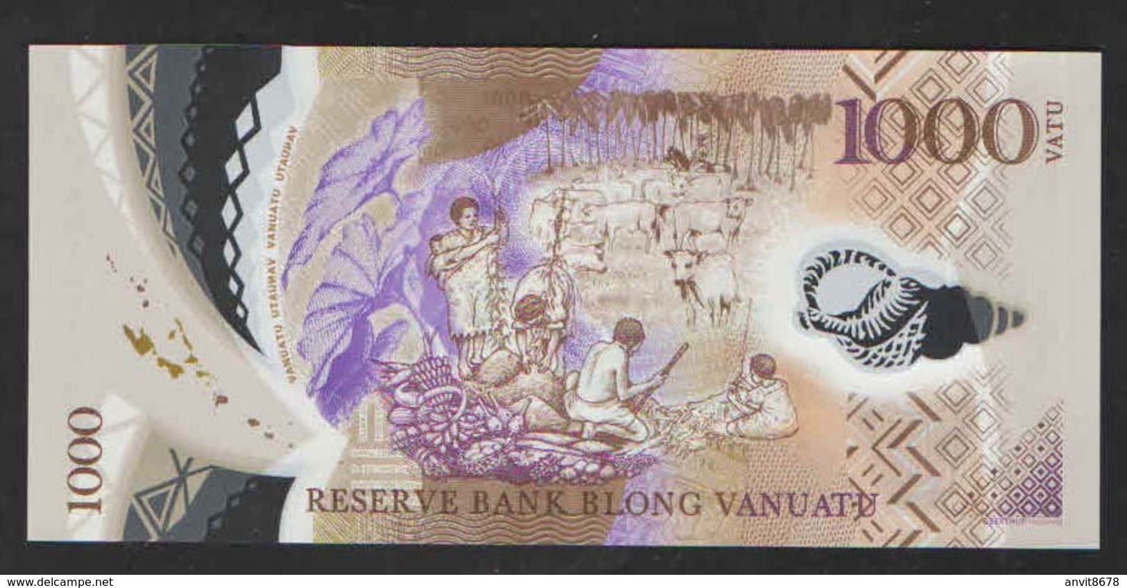 VANUATU  1000   2014  UNC - Vanuatu