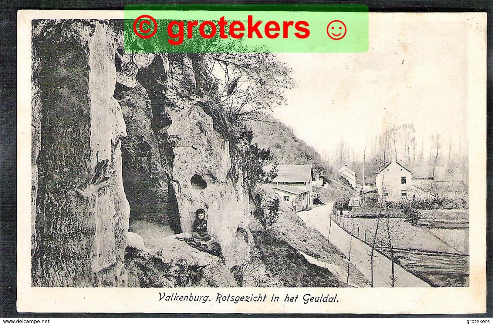 VALKENBURG Rotsgezicht In Het Geuldal 1924 Met NVPH 123F - Valkenburg