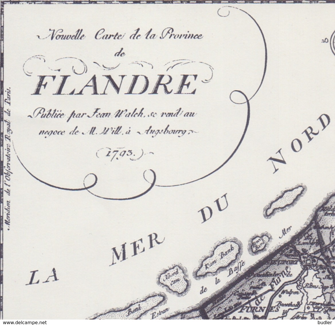 1800 (= An 8 de la République Française) :  Nouvelle Carte du DÉPARTEMENT de l'ESCAUT par Ph.J. MAILLARD et Soeur.