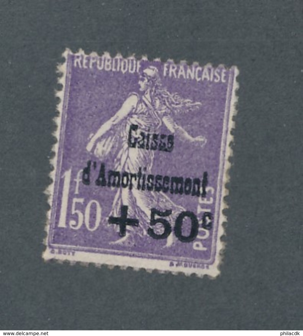 FRANCE - N°YT 268 NEUF** SANS CHARNIERE AVEC GOMME NON ORIGINALE (GNO) LEGER PIQUAGE NORD/SUD - COTE YT : 80€ - 1930 - Neufs