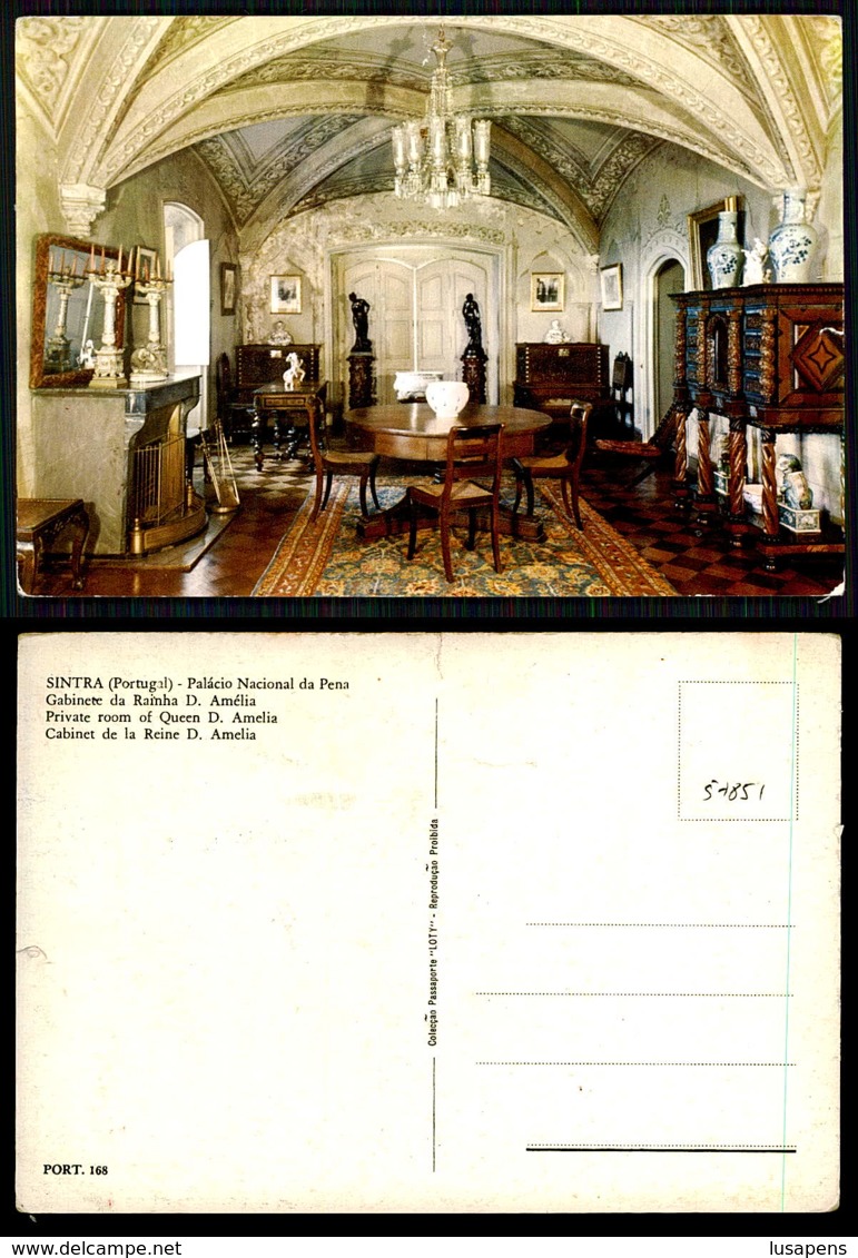 PORTUGAL COR 57851 - SINTRA - PALACIO NACIONAL DA PENA GABINETE DE D AMELIA - Lisboa