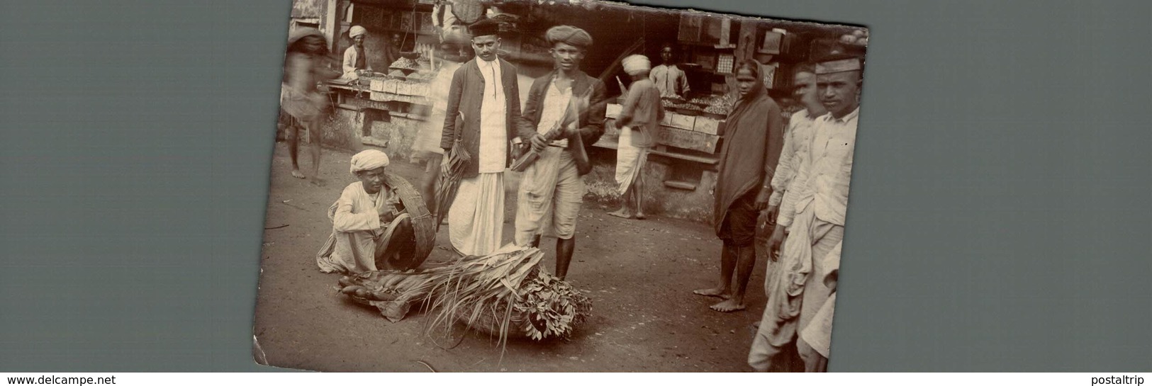 MARCHE DE BOMBAY INDE INDIA +- 10* 8CM Fonds Victor FORBIN (1864-1947) - Profesiones