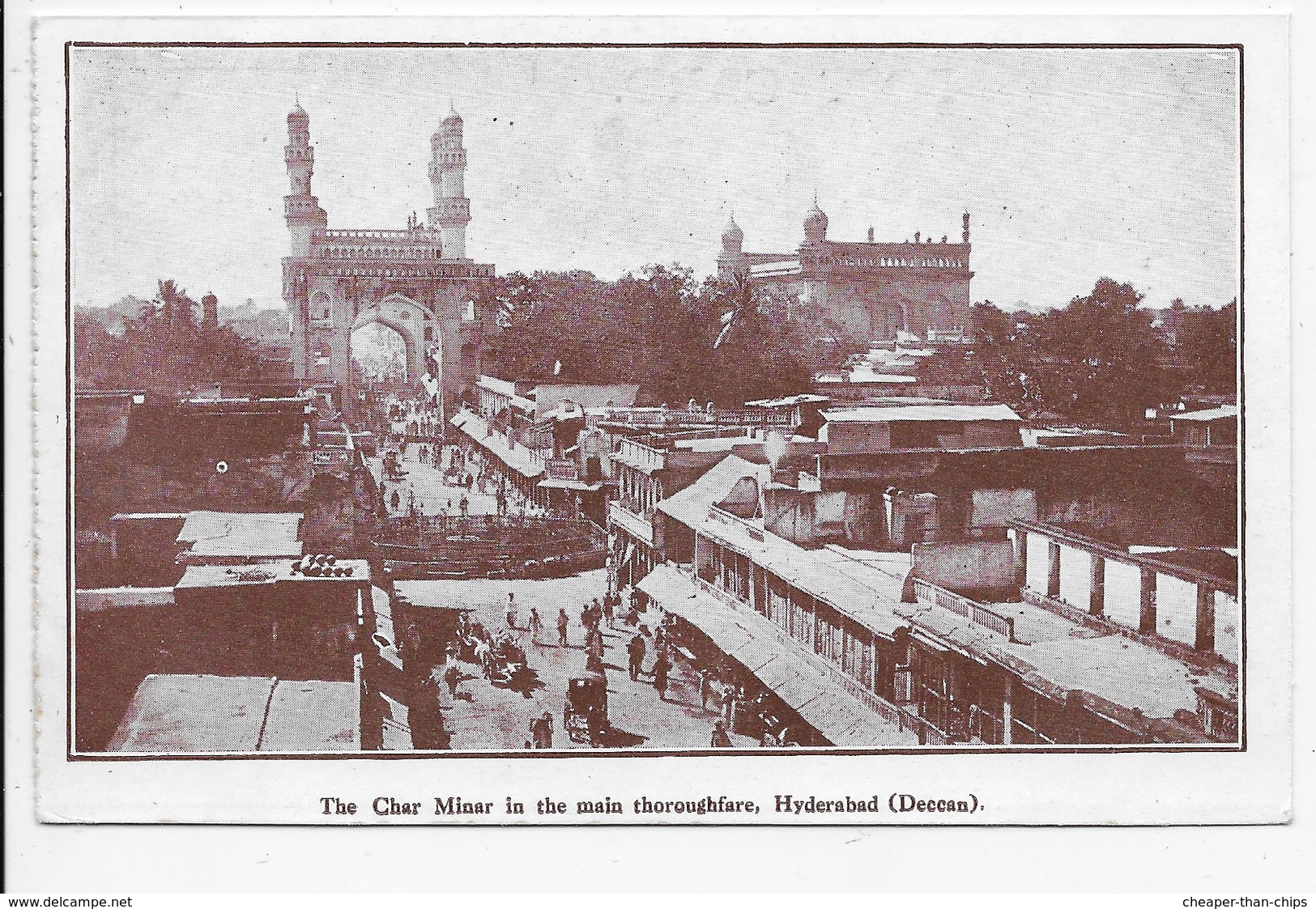 The Char Minar In The Main Thoroughfare, Hyderabad (Deccan) - India