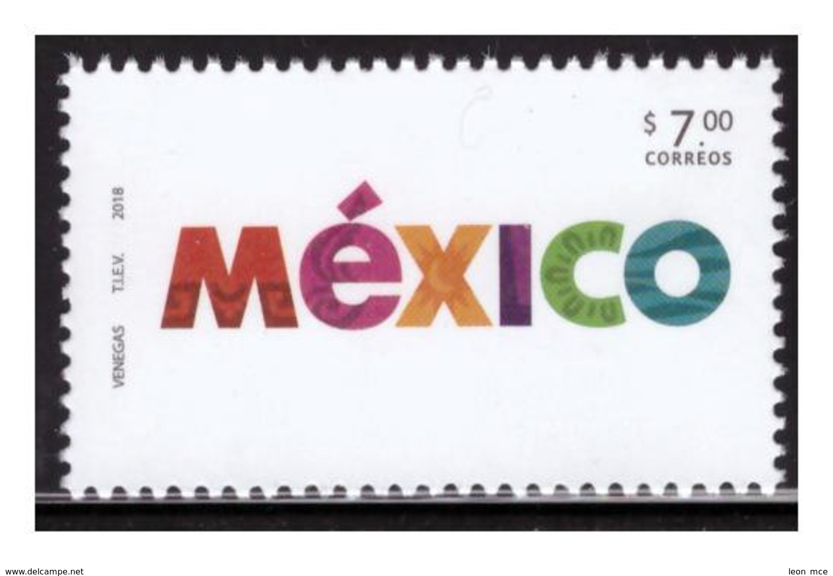 2018  Marca México, EMBLEMA, STAMP MNH MEXICO EMBLEM - Mexico