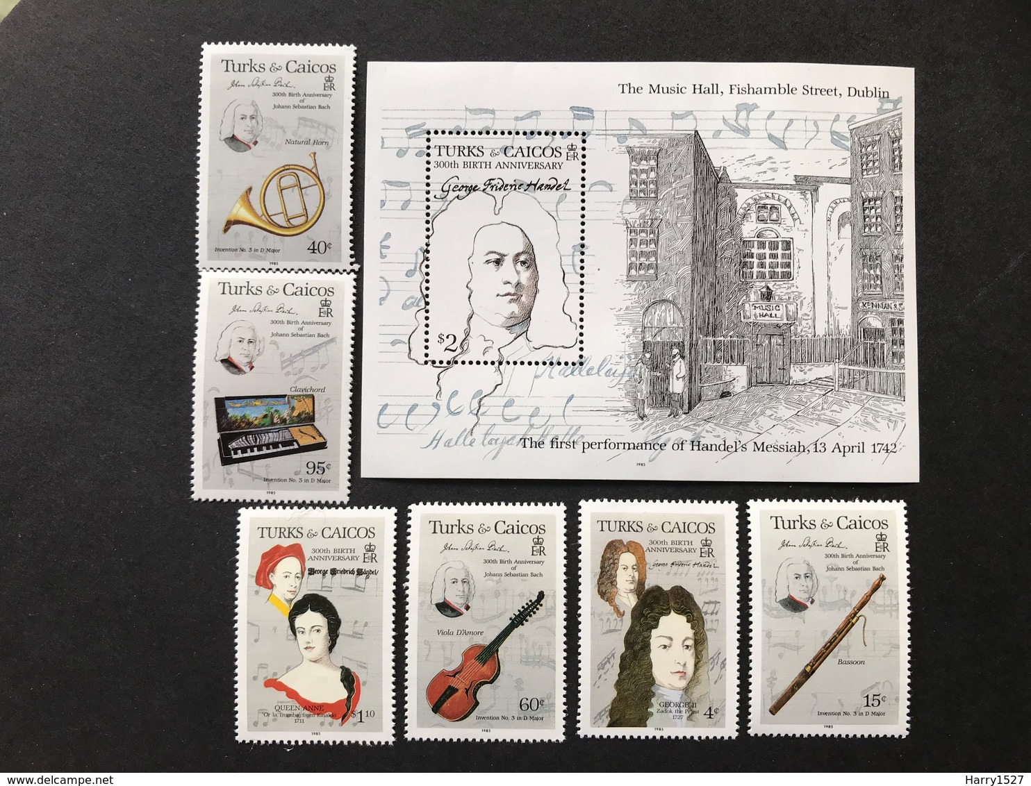 Turks & Caicos 300th Anniversary Of George Handel, Mint - Turks & Caicos (I. Turques Et Caïques)