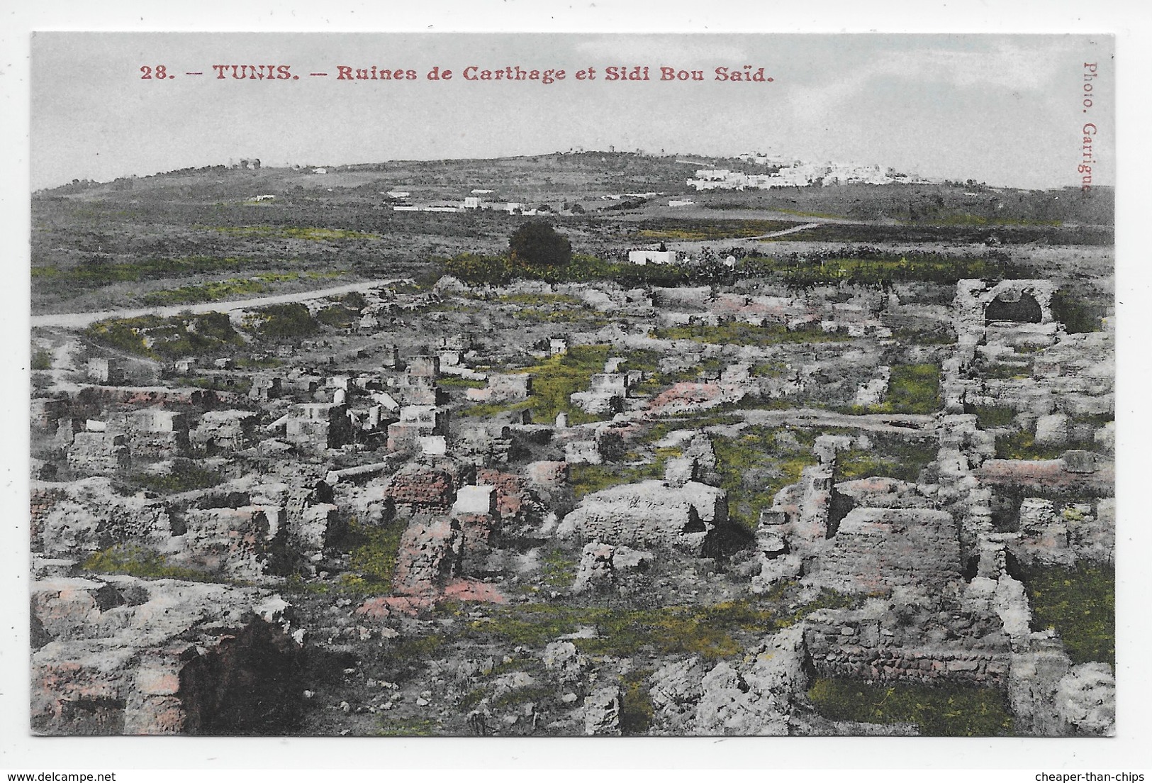 Tunis - Ruines De Carthage Et Sidi Bou Said - Tunisia