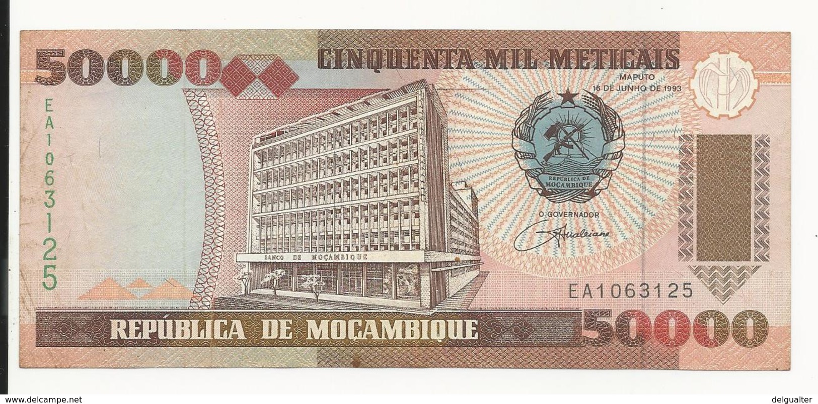 Mozambique 50000 Meticais 1993 EF - Mozambique