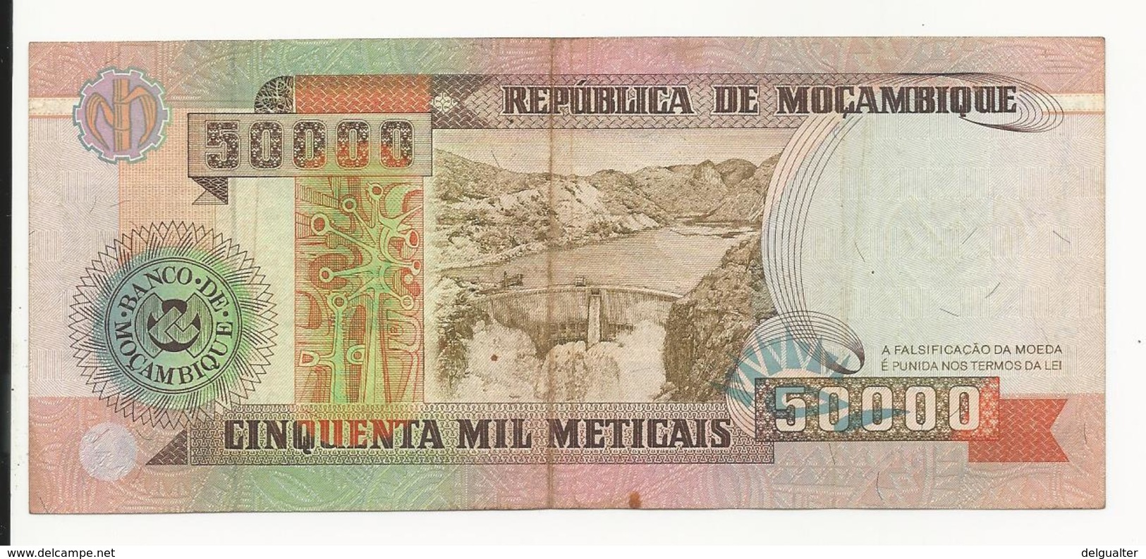 Mozambique 50000 Meticais 1993 EF - Mozambique