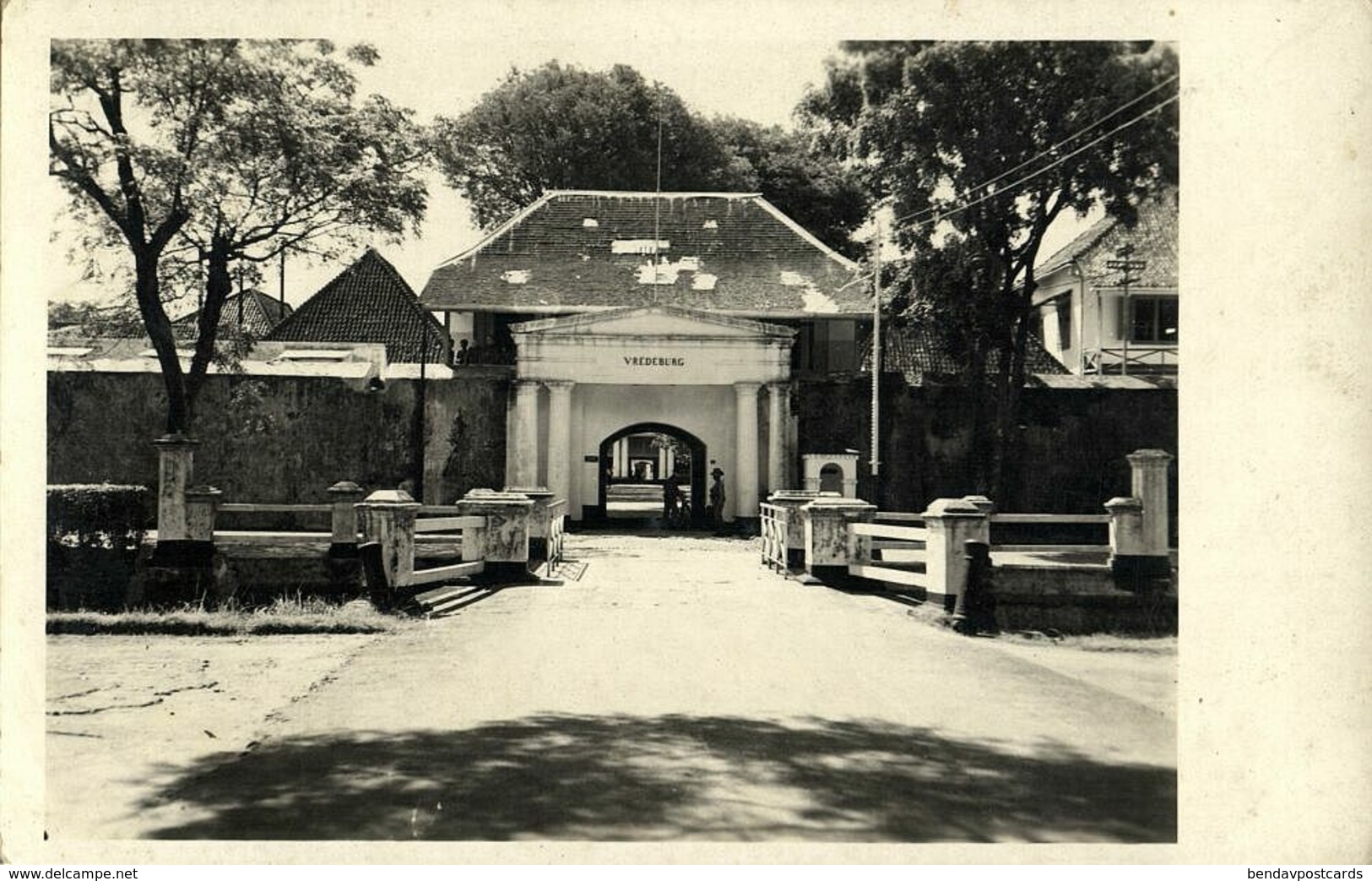 Indonesia, JAVA YOGYAKARTA DJOKJA, Fort Vredeburg, KNIL (1937) RPPC Postcard - Indonesië