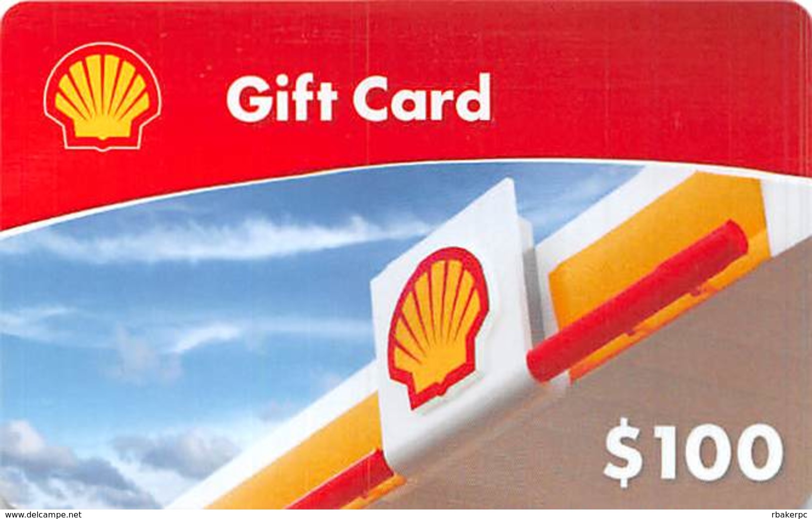 $100 Shell Gas Station Gift Card - Copyright 2013 - Gift Cards