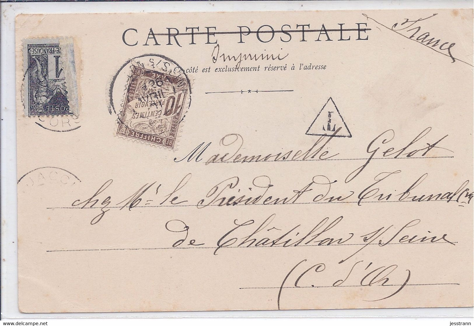 BASTIA- PLACE SAINT-NICOLAS- ILE D ELBE ET ILE DE MONTE-CRISTO- RARE CARTE PIONNIERE - Bastia