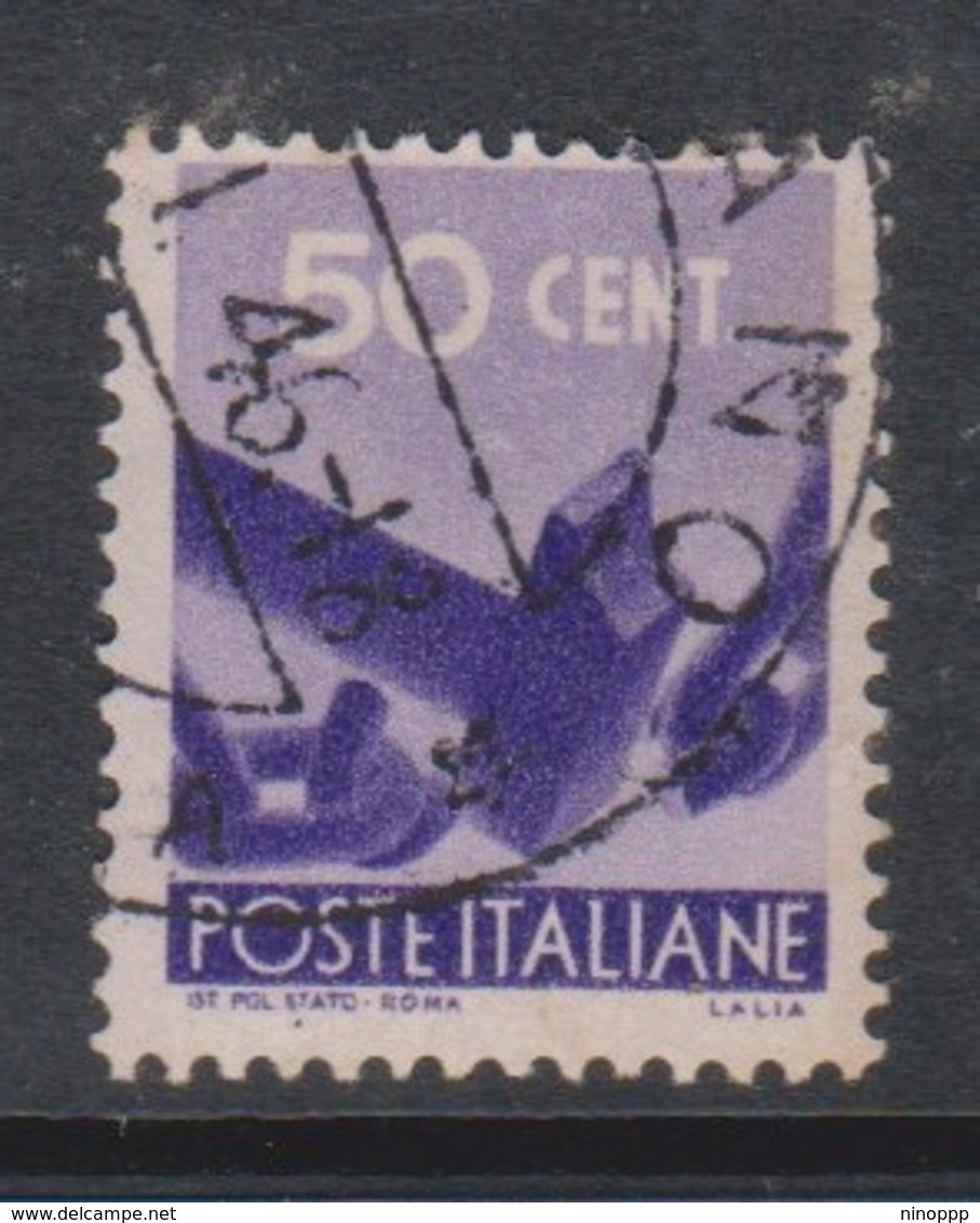 Italy Republic S 547 1945-48 Serie Democratica,50c Violet,used - 1946-60: Used