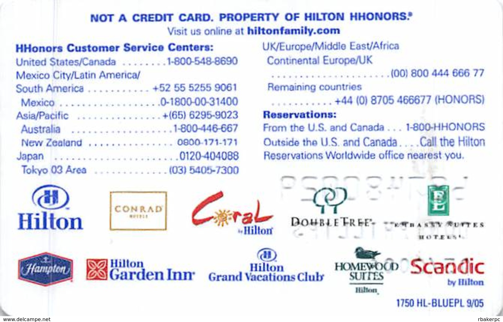 Hilton HHonors Points & Miles Card - Other & Unclassified