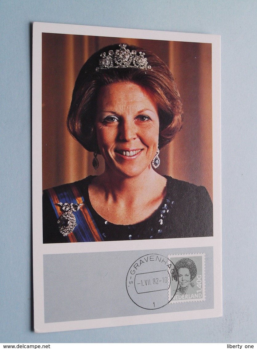 Koningin BEATRIX > N° 61 ( Nederland ) Anno 1982 Zegelkoerier ( Zie Foto's Voor Details ) ! - Familles Royales